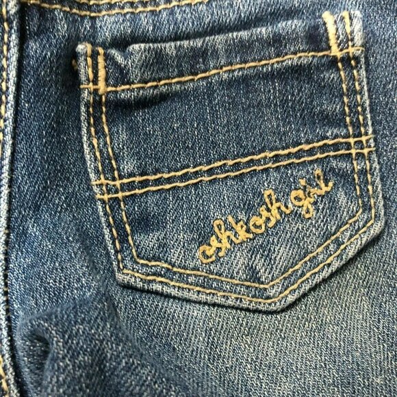OshKosh B'gosh Girl Baby Girl Demin Boot Cut Jeans Size 6 Months - Picture 4 of 5